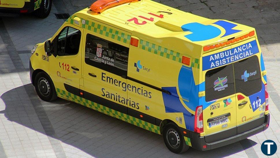 Herido el conductor de un camión en un accidente en la A-66 en San Cebrián de Castro