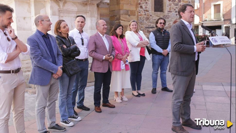 Mañueco, en Benavente: "Las municipales serán la primera vuelta de las elecciones generales"