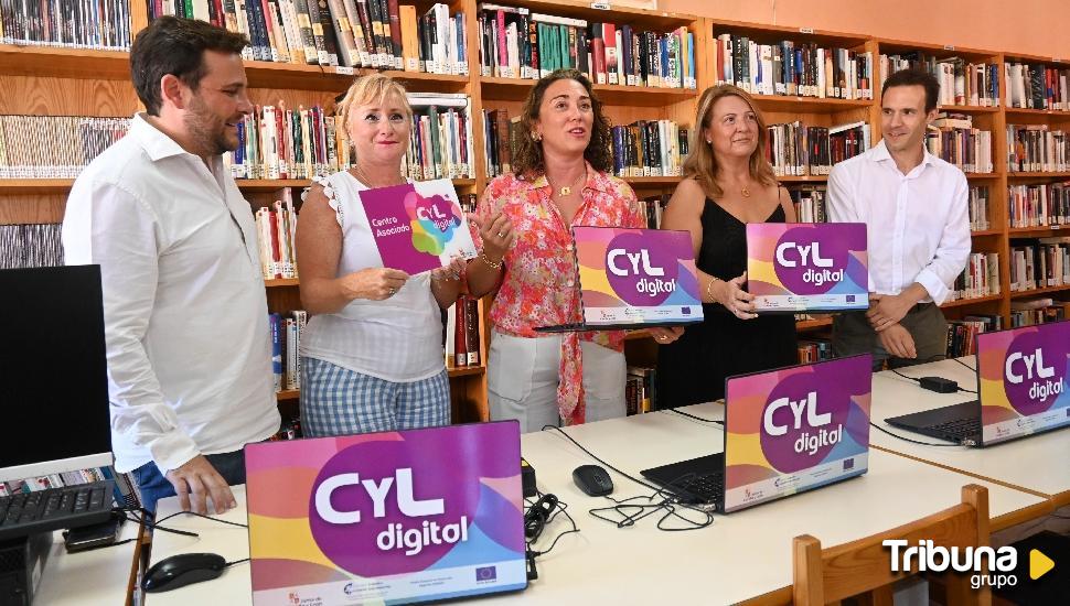 La Junta anuncia en Morales del Vino la compra de 550 ordenadores para el programa CyL Digital