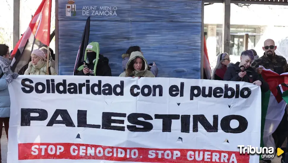 Zamora se suma a las concentraciones en solidaridad con Palestina y clama contra el genocidio