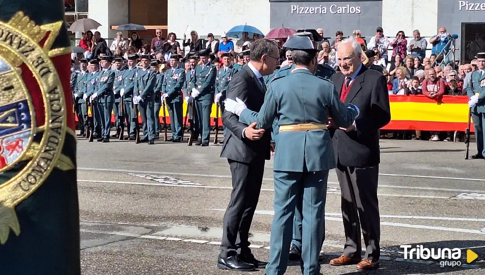 Celebración del Día de la Hispanidad en Zamora con la Guardia Civil al 96% de cobertura en la provincia