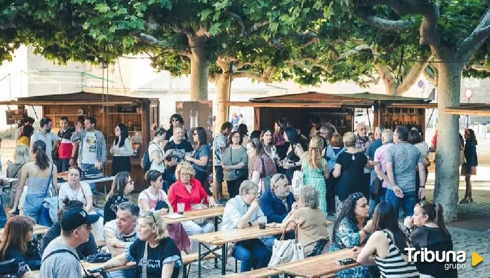 La plaza de Viriato acoge este fin de semana la feria de Exquisiteza con 'schowcooking' y conciertos 