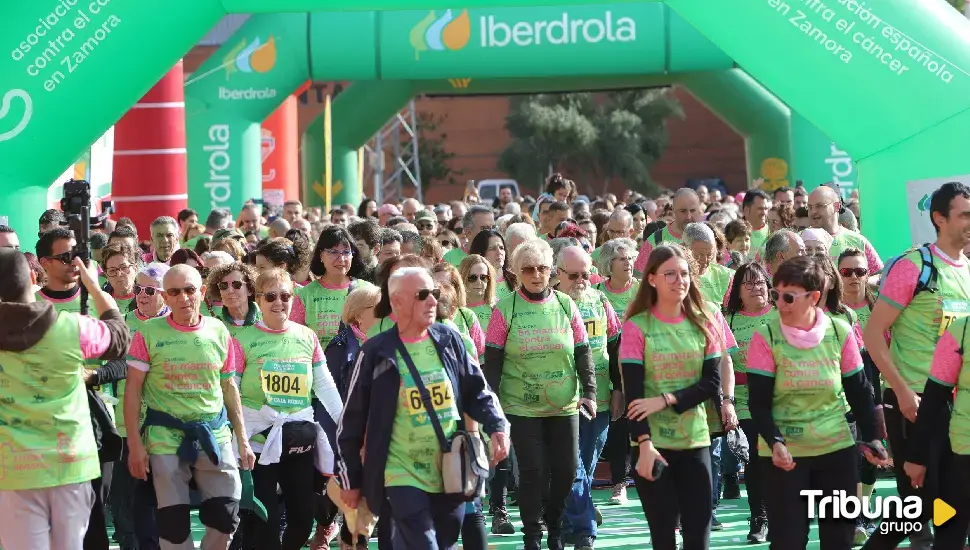 Zamora se tiñe de verde con más de 8.000 participantes en la XVI Carrera Mucho por Vivir contra el cáncer