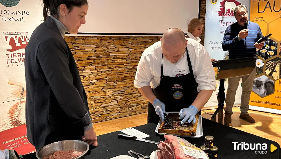 La Diputación promociona la excelencia de la Ternera de Aliste ante distribuidores y restaurantes de Madrid