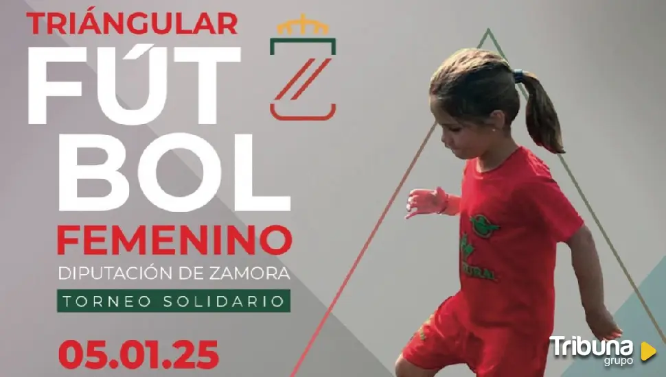 Un triangular de fútbol femenino solidario recabara productos en ayuda de personas necesitadas en Zamora