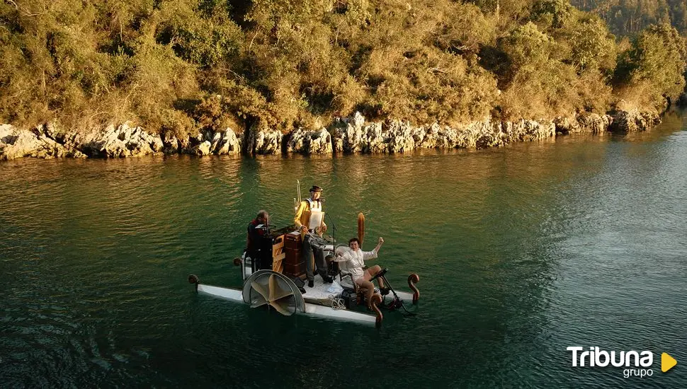 El piano flotante regresa a Zamora con un concierto sobre el agua a ritmo de jazz 