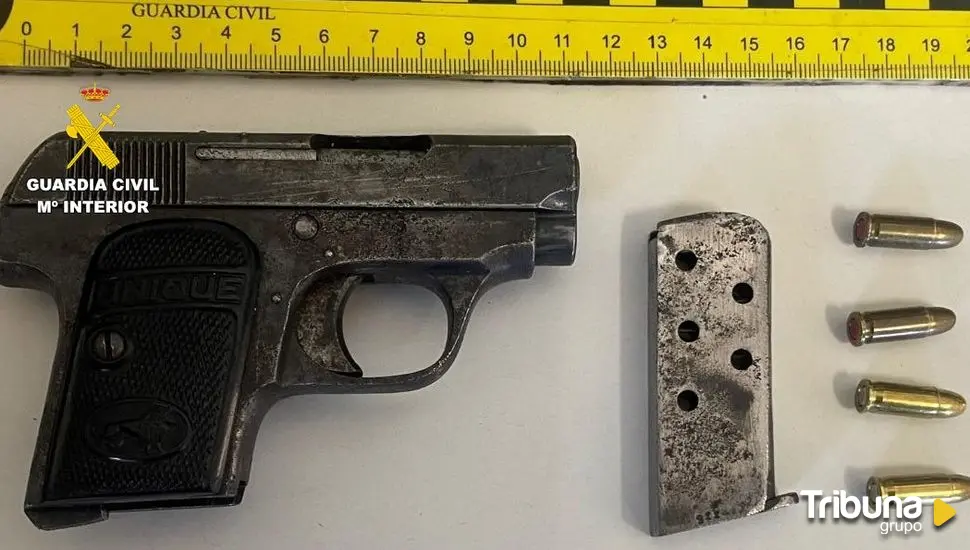 Detenido en Alcañices cuando viajaba a Francia con una pistola