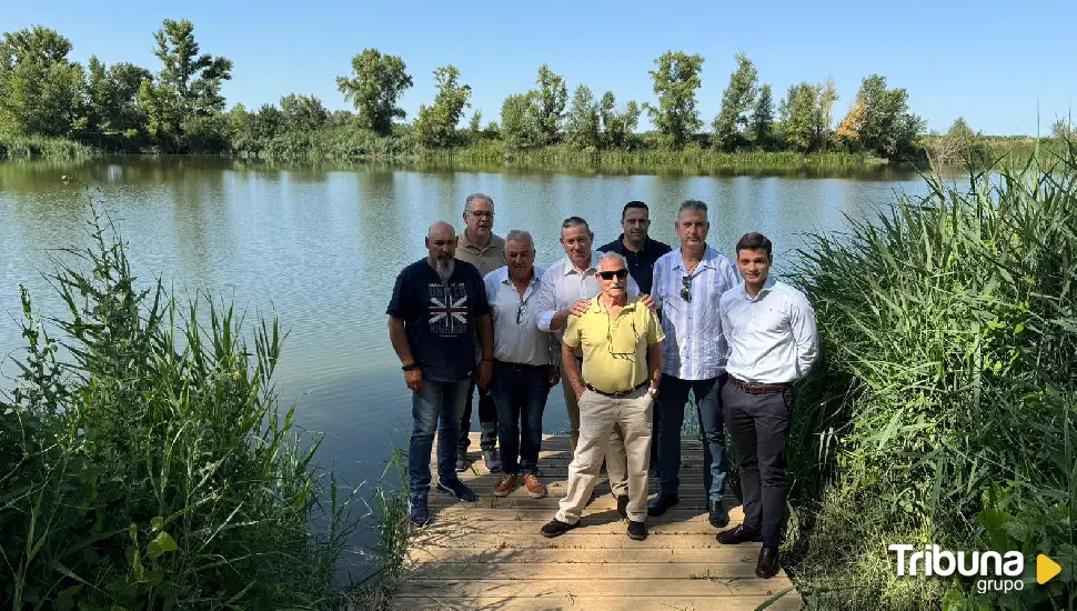 Nueva zona de pesca deportiva, de las más grandes de España con 140 plataformas, en este pueblo de Zamora