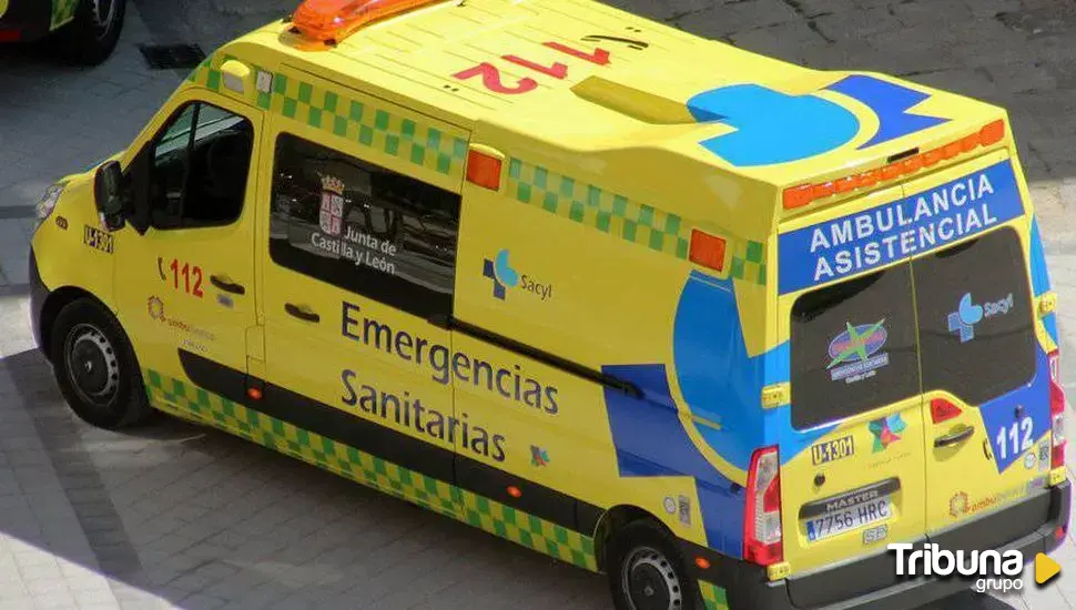 Herido un ciclista que quedó inconsciente al ser atropellado por un turismo en la N-631 en Perilla de Castro