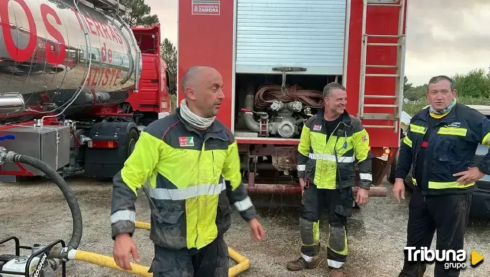 Estabilizado el incendio que saltó a Alcañices desde Portugal y afectó a 50 hectáreas de arbolado