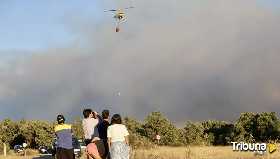 El incendio de Trabazos baja a nivel 0 al no existir ya riesgo para la población y estar estabilizado