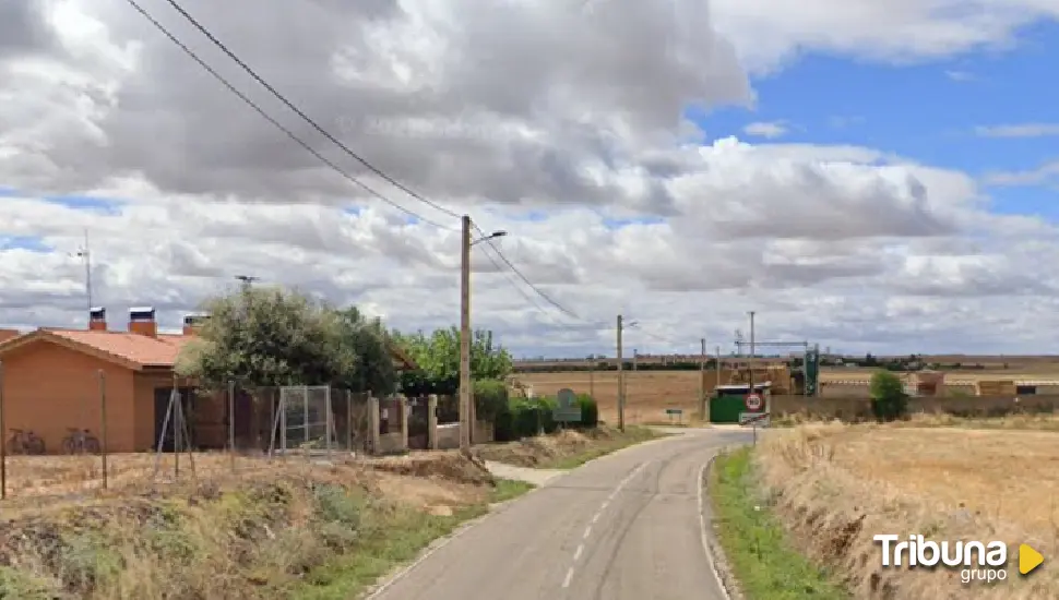 Corte al tráfico de esta carretera por las obras del carril bici en el alfoz de Zamora