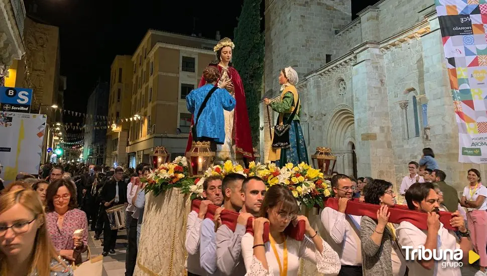 Procesión de la Virgen de la Saleta este viernes desde la iglesia de San Torcuato