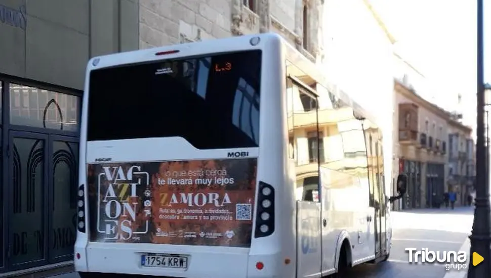 La Línea 2 de los autobuses urbanos de Zamora modifica su recorrido a partir del lunes día 16