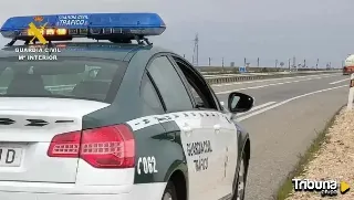 Detenido tras conducir drogado y sin carné, huir de un control y golpear a un coche policial en su huida