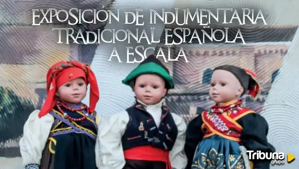 La muestra de indumentaria tradicional a escala en el 70 aniversario del grupo de coros y danzas Doña Urraca