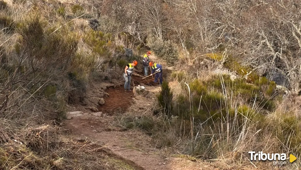 El acceso a la cascada de Abelón de Sayago, cortado hasta el viernes por obras dentro de un plan turístico