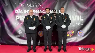 Tres miembros de Protección Civil de Zamora, condecorados por sus labores de ayuda en la DANA de Valencia